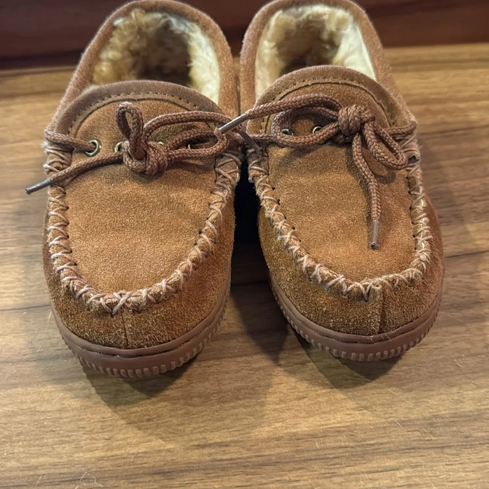 RJ’S Fozzies Kids Suede Moccasins. Size 1